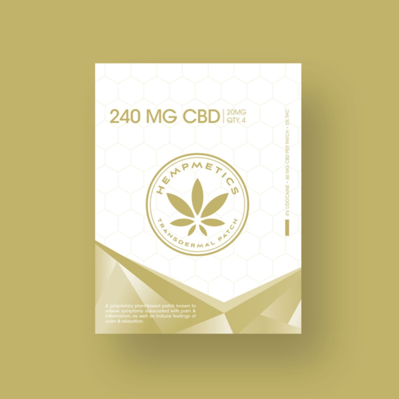 Hempmetics Transdermal Pain Patch - Transdermal Dab Patch