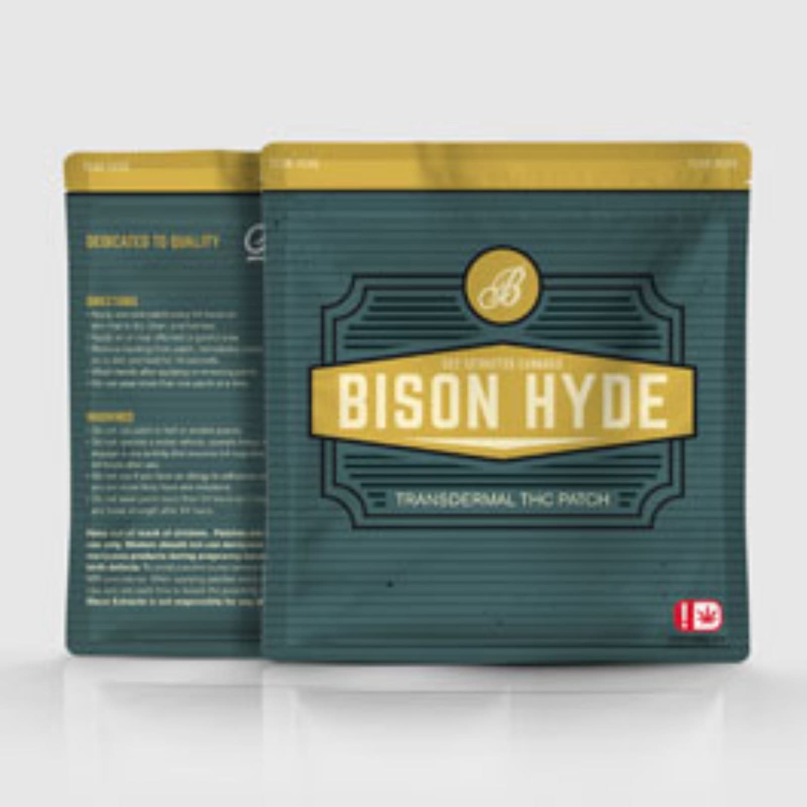 Bison Hyde Transdermal Patch 50mg 2-Pack