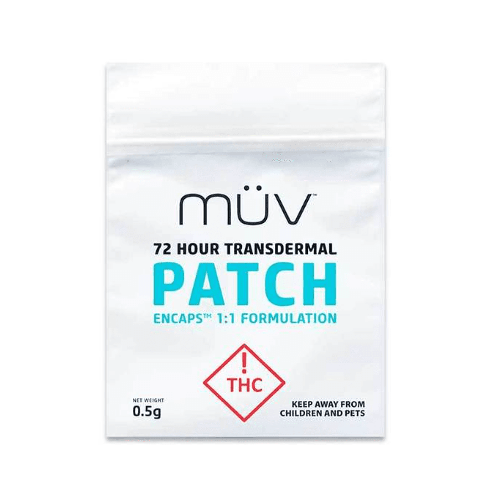 1:1 72 Hour Transdermal Patch THC 10mg/CBD 10mg